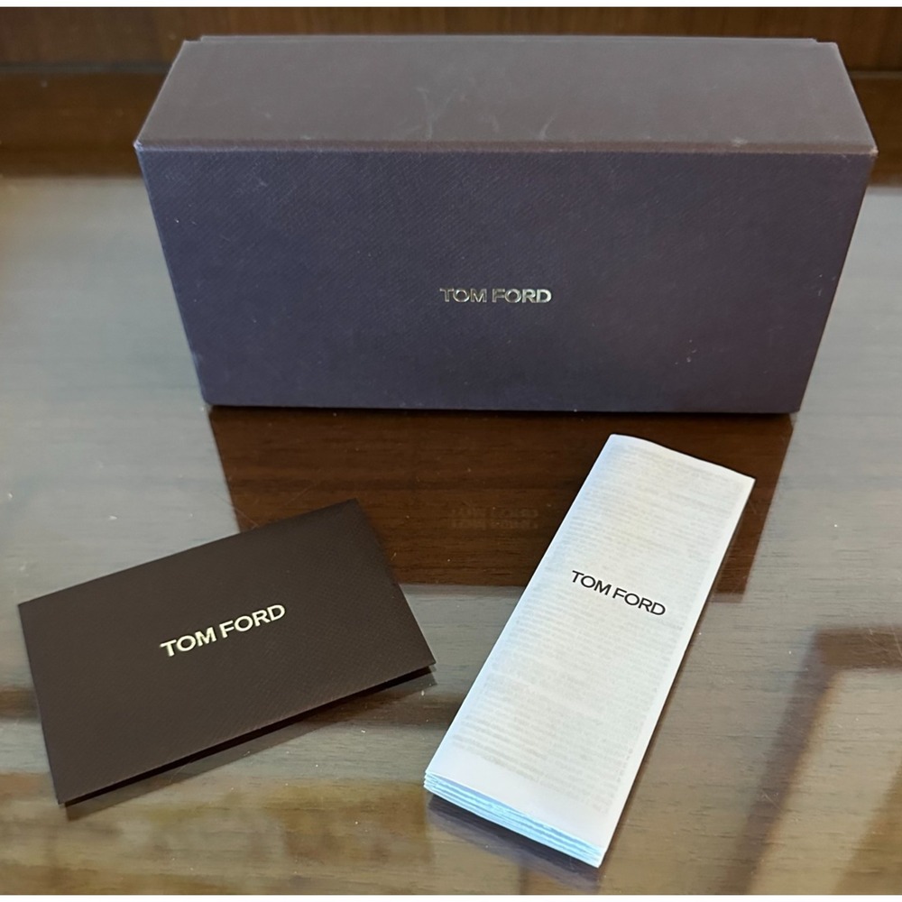 Tom Ford Authentic Gift Box for Glasses Case etc. Box ONLY w/ Pamphlet